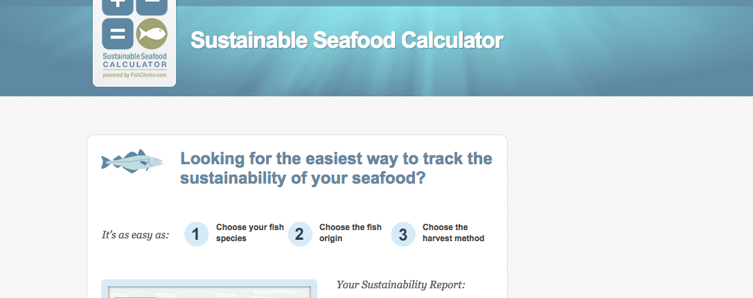 Monterey Bay Aquarium Sustainable Seafood Chart