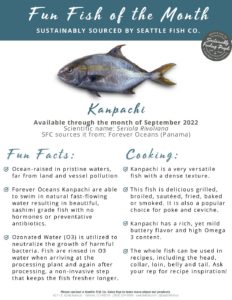 September Fish of the Month - Kanpachi - Seattle Fish Co.